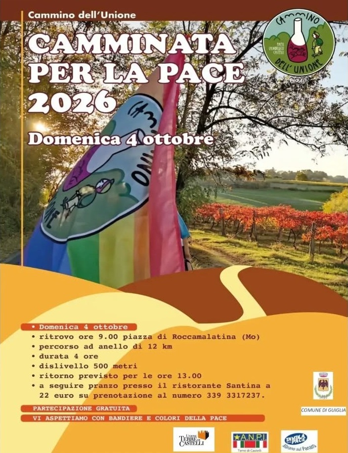 Cammino della pace 2026